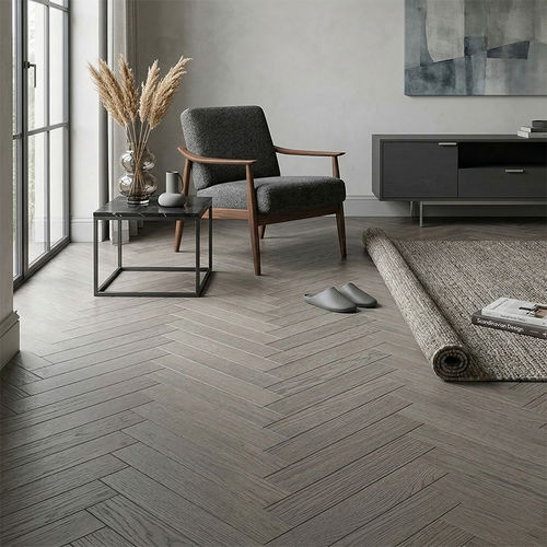 Massivparkett - DF-R1173 - Dief Flooring - Fischgrät / lackiert / gebürstet