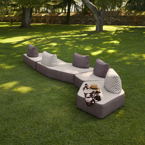 Modulsofa - Freestyle - WOW ITALY - modern / für Außenbereich / Stoff