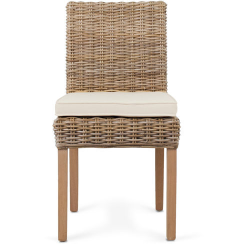 Moderner Stuhl - 920074-GRE - BAMBO BLAU - für den Innenraum / für Außenbereich / Stoff