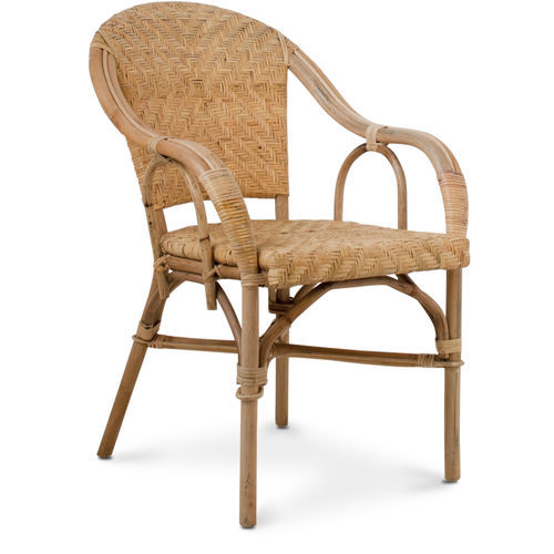 Moderner Stuhl - 920506-NAT - BAMBO BLAU - für den Innenraum / für Außenbereich / Rattan