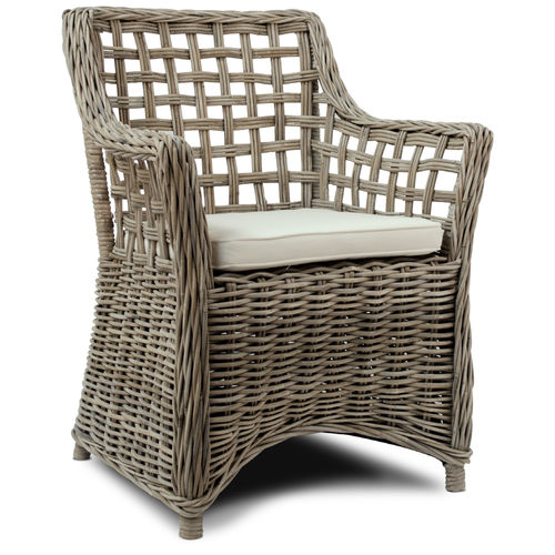 Moderner Stuhl - 115002-CAL - BAMBO BLAU - für den Innenraum / für Außenbereich / Rattan