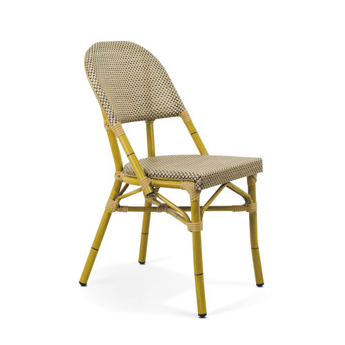 Moderner Stuhl - 950913-DOR - BAMBO BLAU - für den Innenraum / für Außenbereich / Textilene