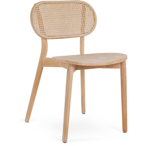 Moderner Stuhl - 950544 - BAMBO BLAU - für den Innenraum / für Außenbereich / Buche