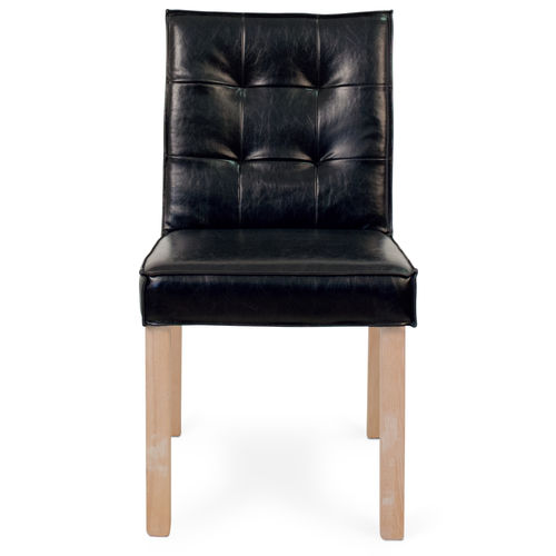 Chesterfield-Stuhl - 911555-NEG - BAMBO BLAU - für den Innenraum / für Außenbereich / Leder