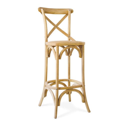 Moderner Barstuhl - 950529-PAT - BAMBO BLAU - für den Innenraum / für Außenbereich / Rattan