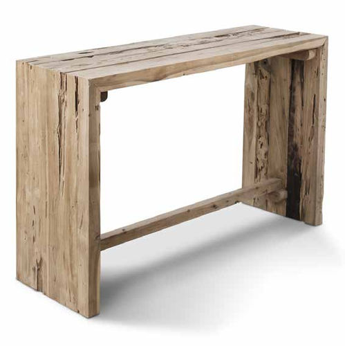 Moderner Konsolentisch - 933057 - BAMBO BLAU - Holz / Gestell aus Holz / rechteckig