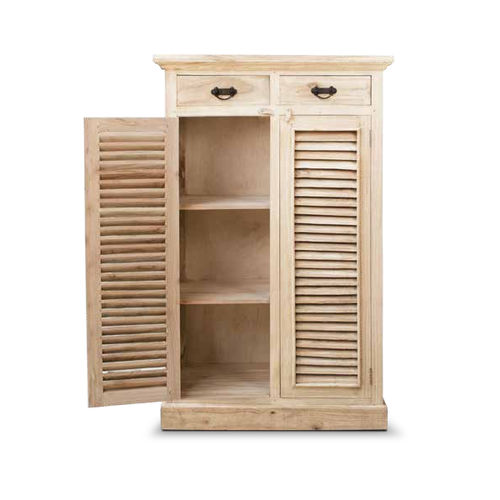 Moderner Kleiderschrank - 933065 - BAMBO BLAU - Holz / mit Schwingtür