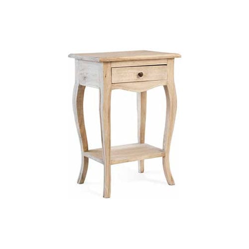 Moderner Nachttisch - 933011 - BAMBO BLAU - Holz / Gestell aus Holz / rechteckig