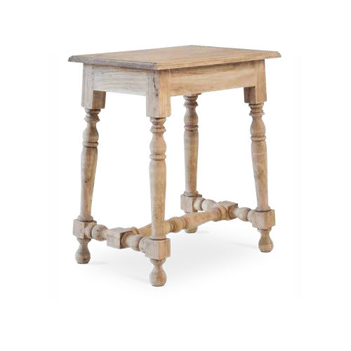 Moderner Beistelltisch - 933014 - BAMBO BLAU - Holz / Gestell aus Holz / rechteckig
