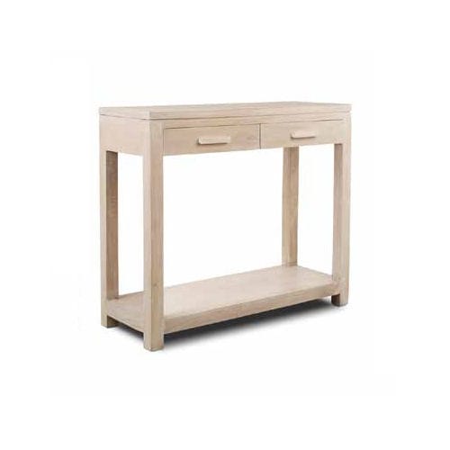 Moderner Konsolentisch - 931089-PAT - BAMBO BLAU - Holz / Gestell aus Holz / rechteckig