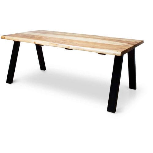 Moderner Tisch - 933055 - BAMBO BLAU - Holz / Gestell aus Holz / rechteckig