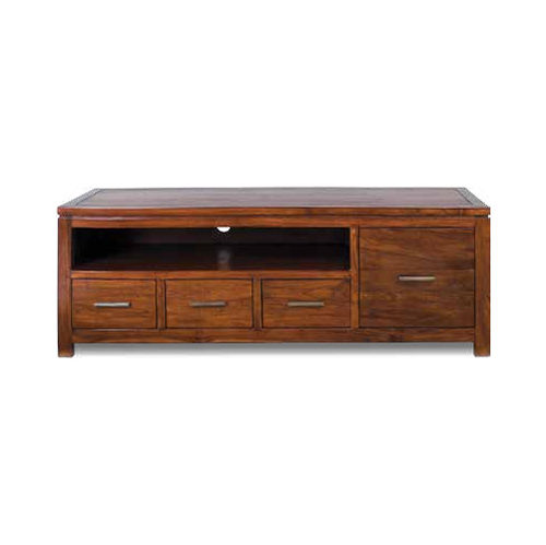 Klassisches Fernsehmöbel - 930090-BAS - BAMBO BLAU - lowboard / mit Schubladen / mit integriertem Stauraum