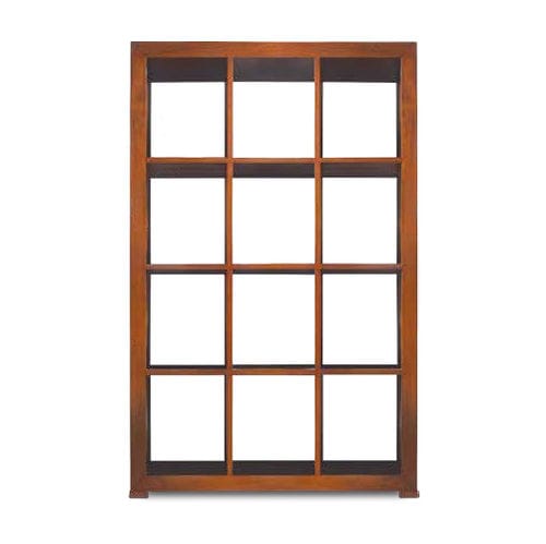 Klassisches Bücherregal - 930127-BAS - BAMBO BLAU - Holz