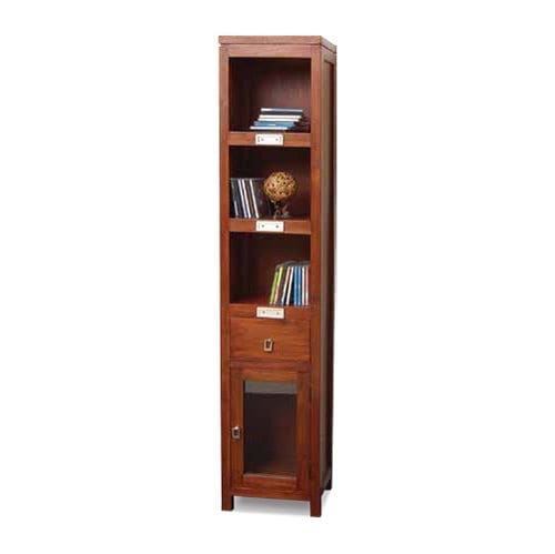 Klassisches Bücherregal - 930148-BAS - BAMBO BLAU - Holz