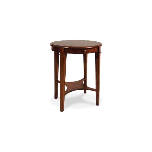 Klassischer Beistelltisch - 930210-BAS - BAMBO BLAU - Holz / Gestell aus Holz / rund
