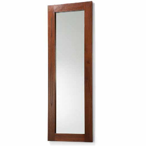 Wandmontierter Spiegel - 930041/175-BAS - BAMBO BLAU - klassisch / rechteckig / Holz