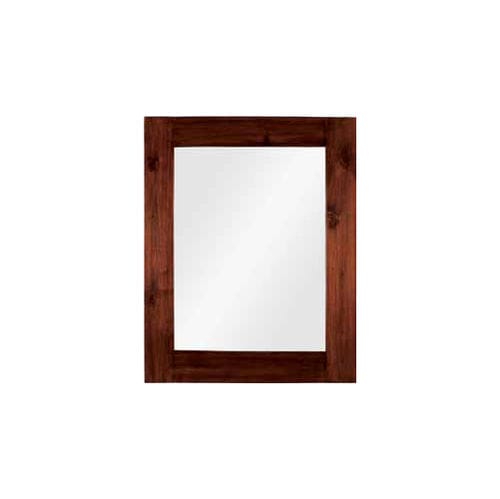 Wandmontierter Spiegel - 930040/100-BAS - BAMBO BLAU - klassisch / rechteckig / Holz