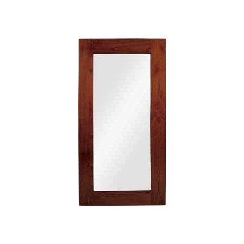 Wandmontierter Spiegel - 930040/135-BAS - BAMBO BLAU - klassisch / rechteckig / Holz