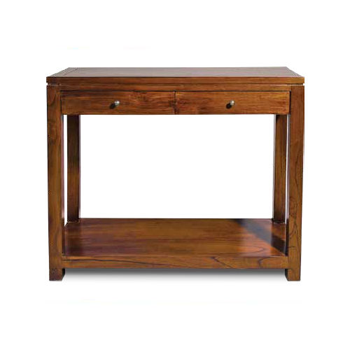 Moderner Konsolentisch - 930089-BAS - BAMBO BLAU - Holz / Gestell aus Holz / rechteckig