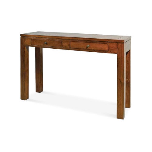 Klassischer Konsolentisch - 930088-BAS - BAMBO BLAU - Holz / Gestell aus Holz / rechteckig