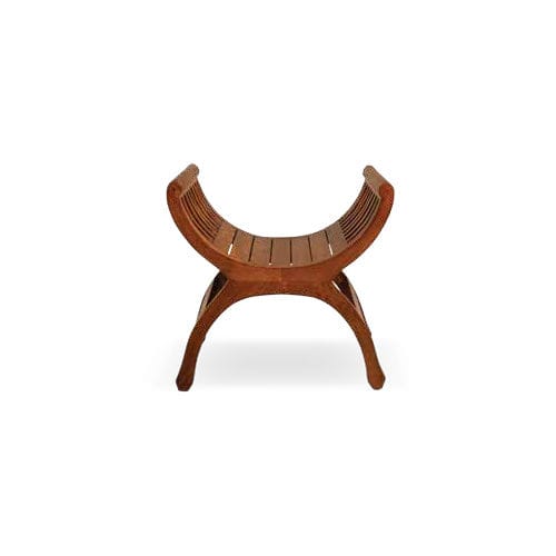 Klassischer Hocker - 930221-BAS - BAMBO BLAU - Holz / Gestell aus Holz / doppelt