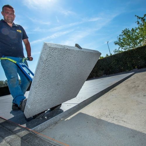 Gipsplattenbelag - BERDING BETON GmbH - für Außenbereich / für Eingangsbereich / für Terrasse