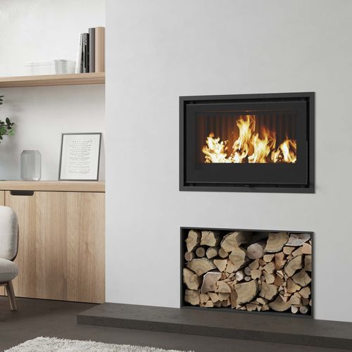 Holz-Kamineinsatz - VISTA700I - Dovre - Gusseisen / Metall / mit natürlicher Konvektion