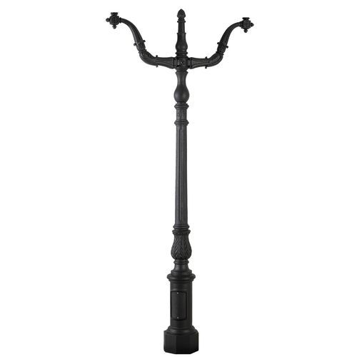 Lichtmast - Onice - Elux srl - galvanisiertem Stahl / Gusseisen