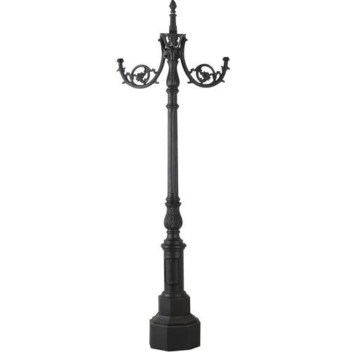 Lichtmast - Amon - Elux srl - galvanisiertem Stahl / Gusseisen