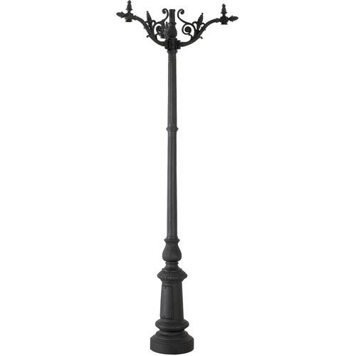 Lichtmast - Horus - Elux srl - galvanisiertem Stahl / Gusseisen
