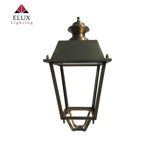 Klassische Stadtlaterne - Lanterna storica Novara 305OT - Elux srl - Messing / LED / quadratisch