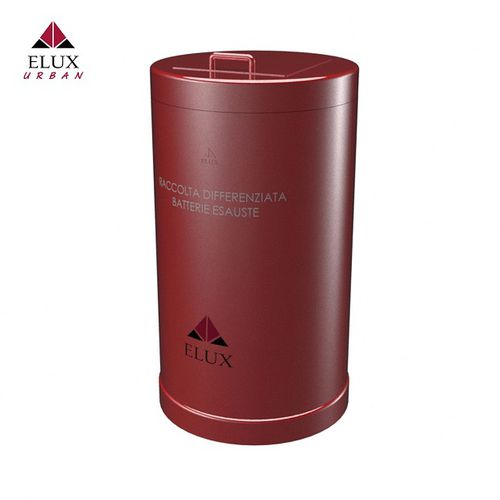 Park-Abfallbehälter - RUP PILE 626 - Elux srl - System / für Batterien / selbsttragend