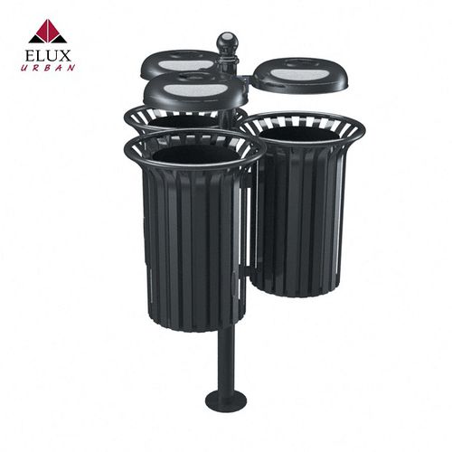Park-Abfallbehälter - GIGLIO 691 - Elux srl - System / bodenmontiert / bodenstehend