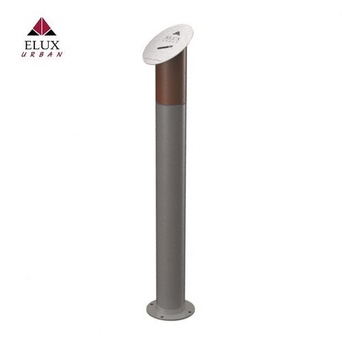 Wandmontierter Aschenbecher - ELUX 200 - Elux srl - Sockel / galvanisiertem Stahl / pulverbeschichteter Stahl