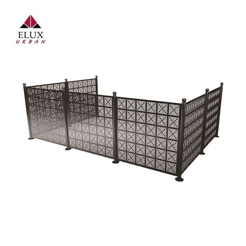 Mülltonnenbox für professionellen Gebrauch - ELITE 072 - Elux srl - Stahlblech / galvanisiertem Stahl