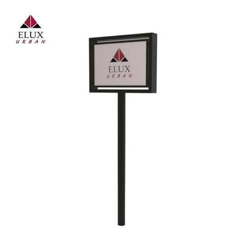 Festinstallierter Werbeträger - AMBRA 415 - Elux srl - für Straße / für Handel / für Spielplätze