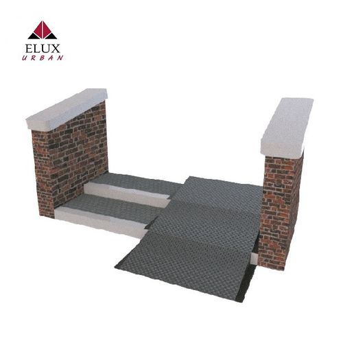 Aluminium-Zugangsrampe - Rampa di accesso 545H - Elux srl - Edelstahl / galvanisiertem Stahl / pulverbeschichteter Stahl