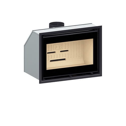 Holz-Kamineinsatz - LEKA 8059 - Cerampiù Srl - Metall / mit natürlicher Konvektion / modern