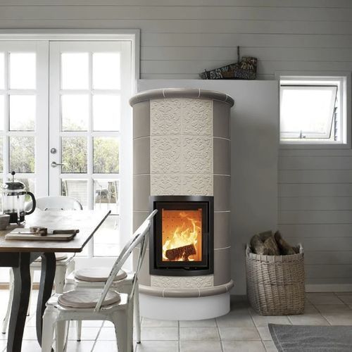 Holz-Kaminofen - RONDÒ 5 LEVELS - Cerampiù Srl - elektrisch / 8 kW / Multibrennstoff