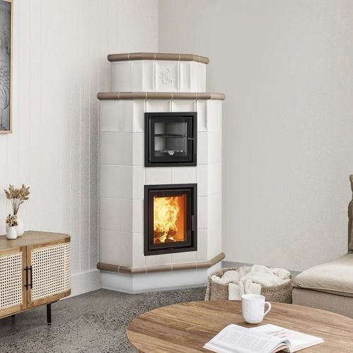 Holz-Kaminofen - SOUFFLÉ - Cerampiù Srl - elektrisch / 8 kW / Multibrennstoff