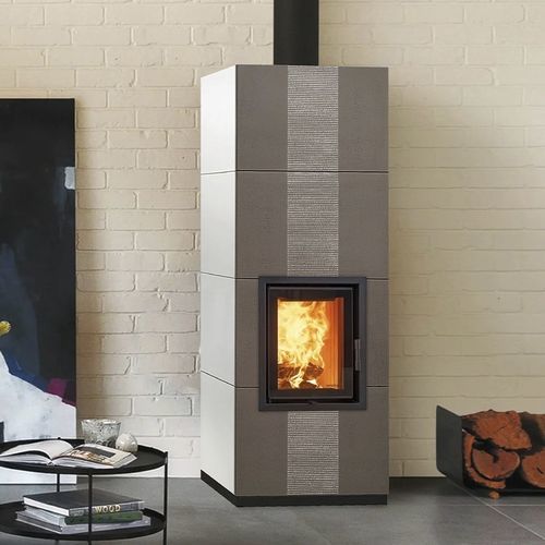 Holz-Kaminofen - MAXI - Cerampiù Srl - elektrisch / 8 kW / Multibrennstoff
