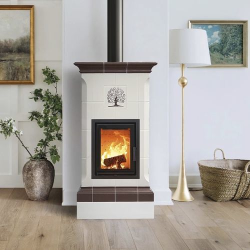 Holz-Kaminofen - NOBILE 4 LEVELS - Cerampiù Srl - elektrisch / 8 kW / Multibrennstoff