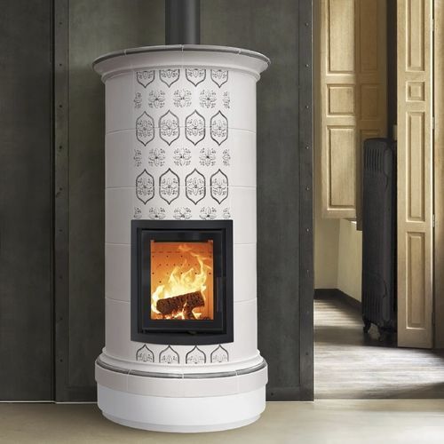 Holz-Kaminofen - ALPINA 5 LEVELS - Cerampiù Srl - elektrisch / 8 kW / Multibrennstoff
