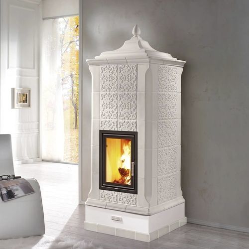 Holz-Kaminofen - REGINA - Cerampiù Srl - elektrisch / 10 kW...20 kW / Multibrennstoff