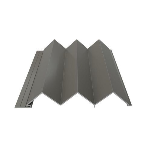 Profiliertes Metallblech - MONTE PERDIDO - Alu-Stock SA - Aluminium / 3D / Ziegeloptik