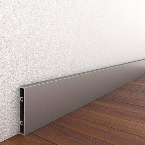 Silberfarbene Zierleiste - FALKIT&reg; - Alu-Stock SA - Aluminium / rechteckig / 100% recycelbar