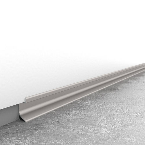 Silberfarbene Zierleiste - PLADEYESO - Alu-Stock SA - Aluminium / rechteckig / 100% recycelbar