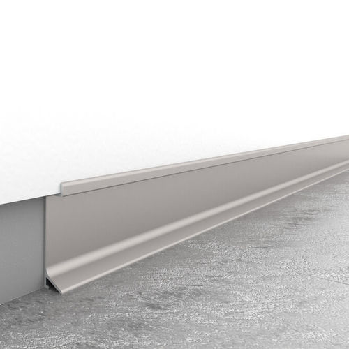 Silberfarbene Zierleiste - PLADEYESO - Alu-Stock SA - Aluminium / rechteckig / Dekor