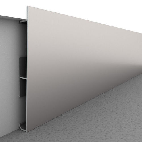 Silberfarbene Zierleiste - PLADEYESO - Alu-Stock SA - Aluminium / rechteckig / Dekor