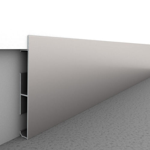Graue Zierleiste - PLADEYESO LISO - Alu-Stock SA - Aluminium / rechteckig / Dekor
